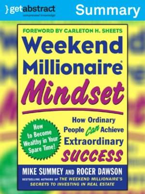 cover image of Weekend Millionaire Mindset (Summary)
